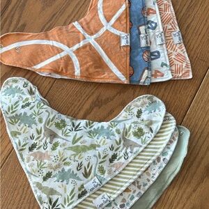 Copper Pearl Bandana Bib Set